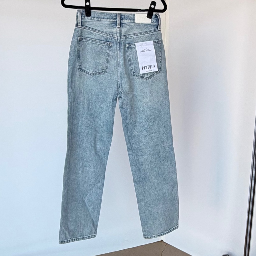 CASSIE SUPER HIGH RISE STRAIGHT JEAN - BRAMBLE - Picture 6 of 7
